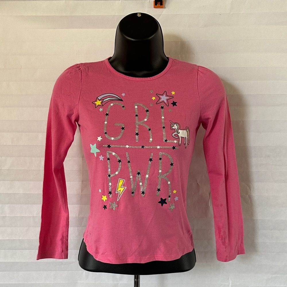 365 Kids Garanimals Girls Pink Long Sleeve Tee – Size 8